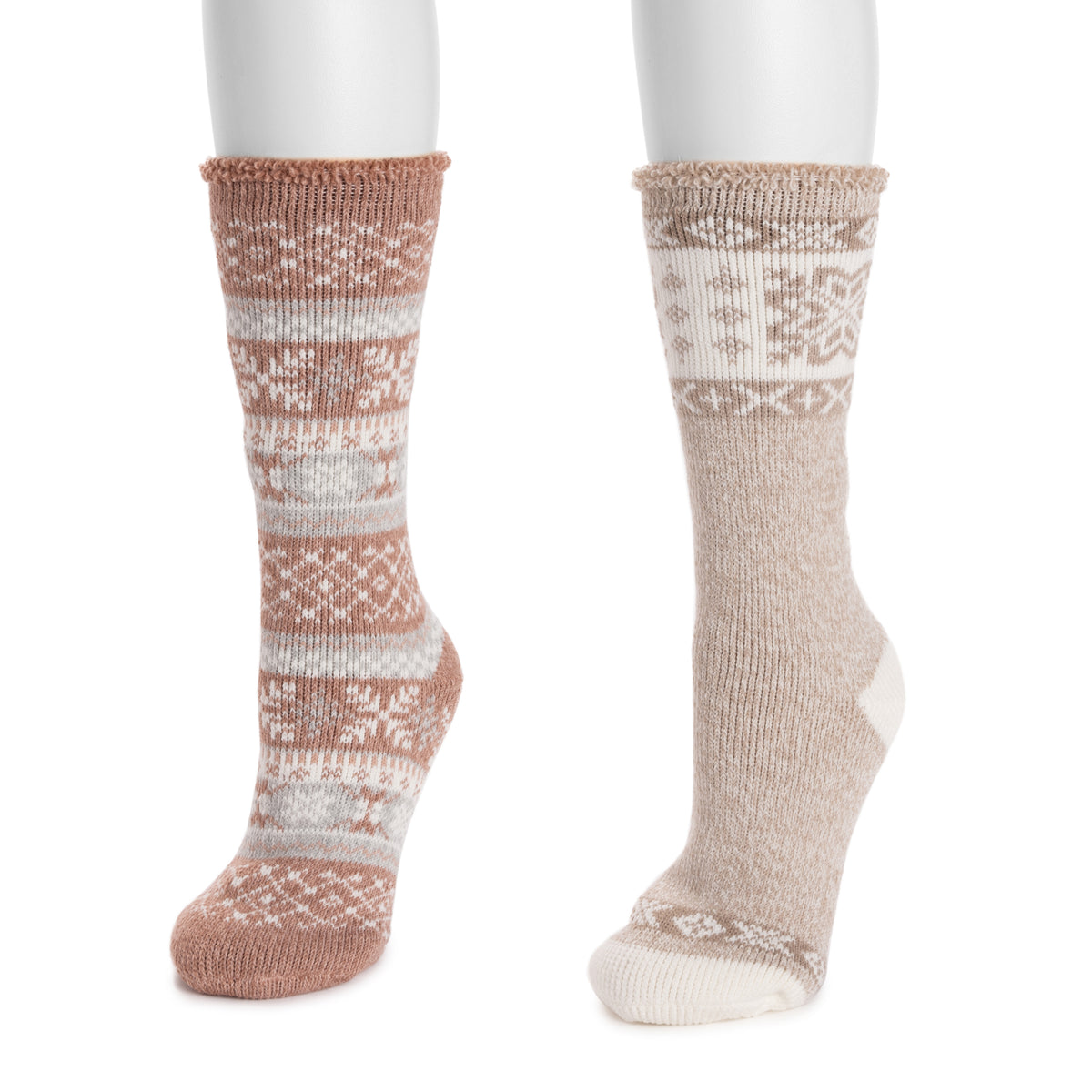 Women's 2 Pair Pack Tall Heat Retainers MUK LUKS