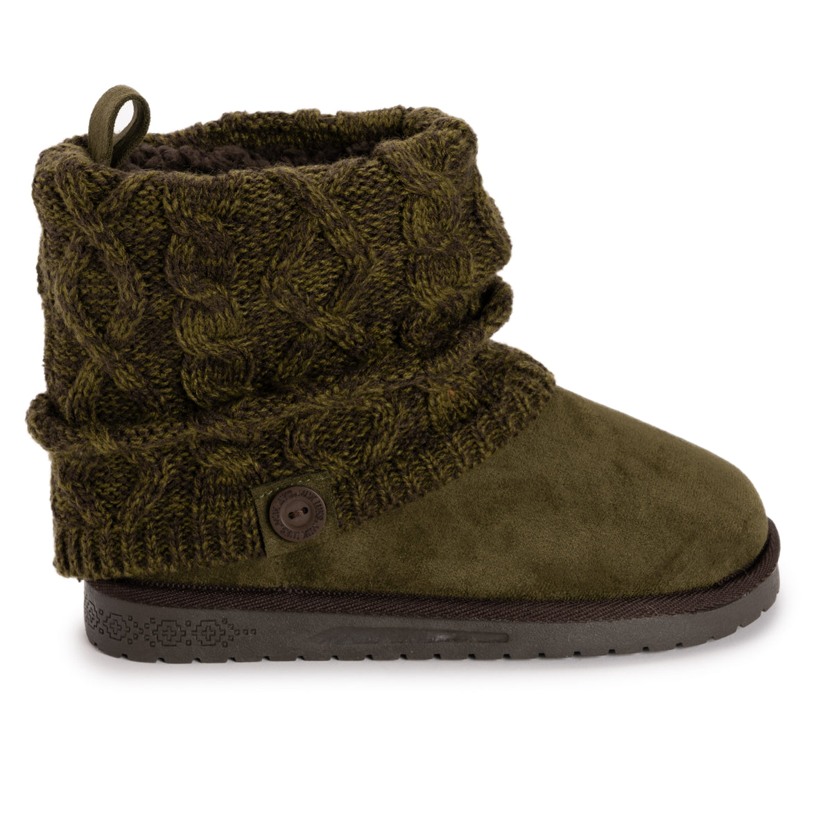MUK LUKS Laurel Boot - Stivaletti Donna In Pelle Scamosciata Sintetica, Modello Da Infilare Con Passante Posteriore - 3