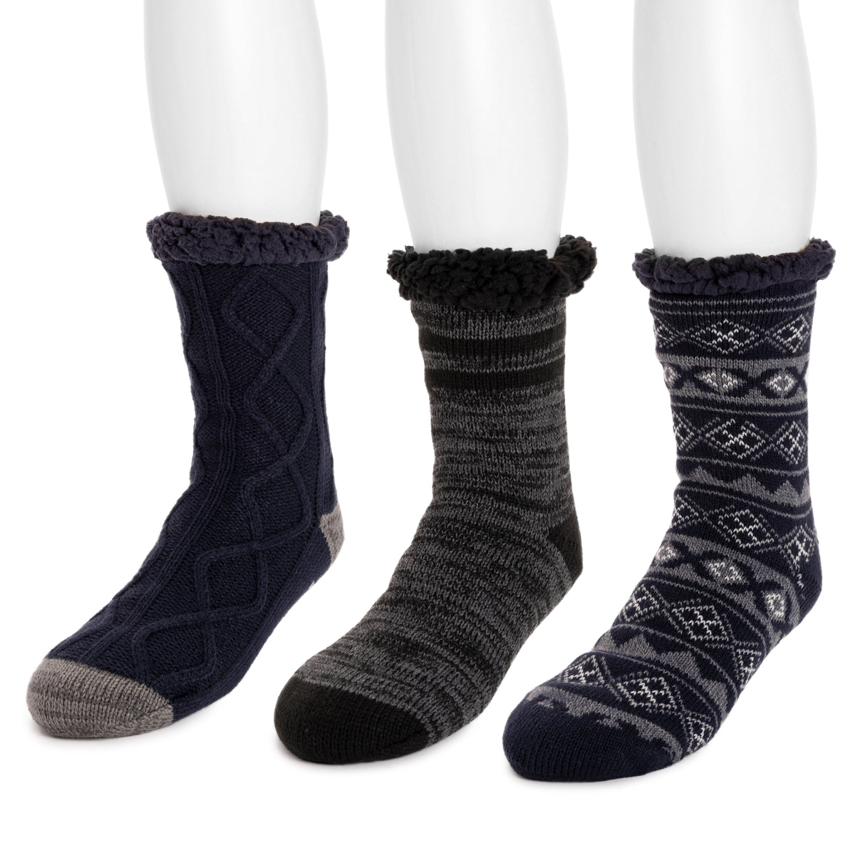 thumbnail image 2 of Muk Luks Women's 3 Pack Boot Socks 2 of 14