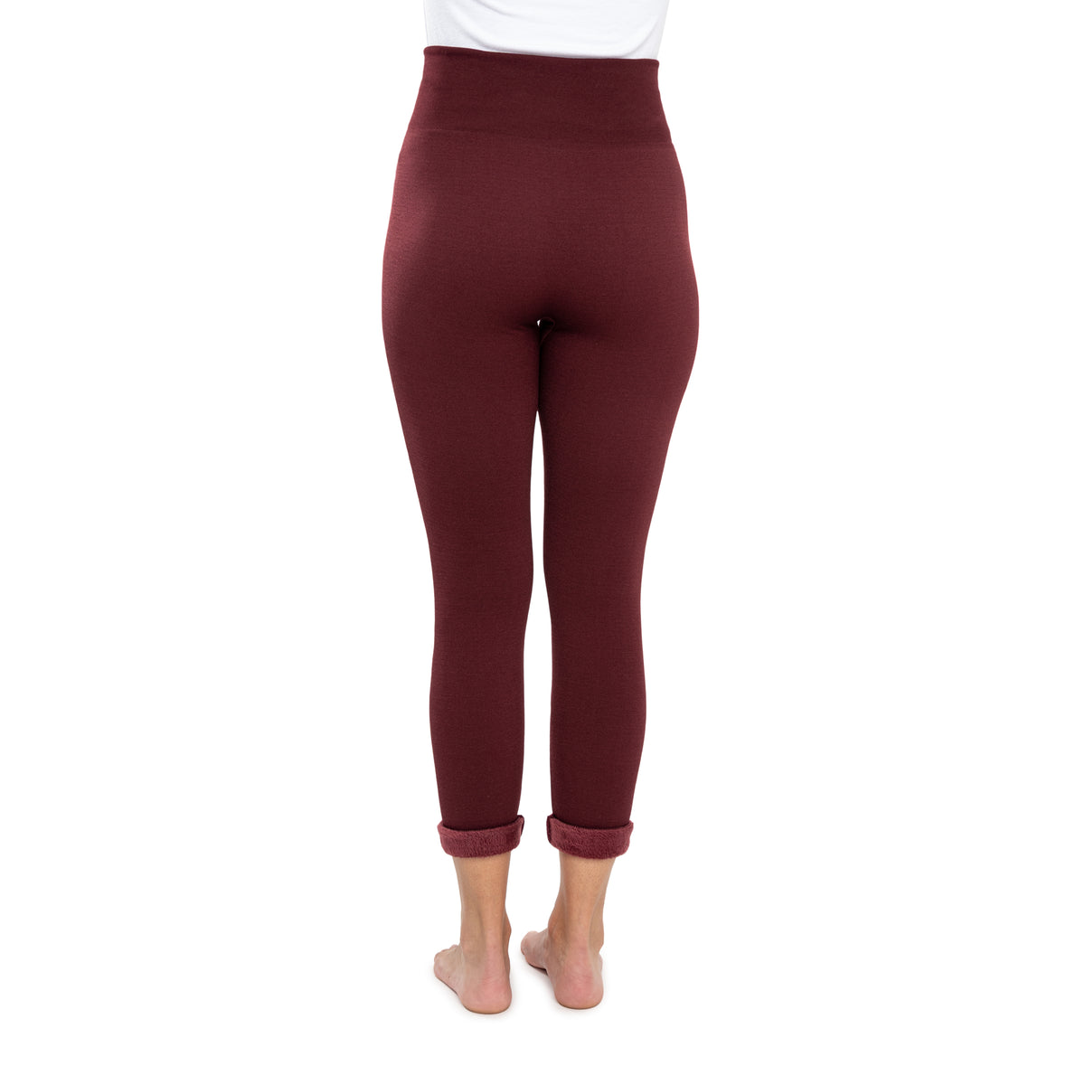 Leggings Da Donna Foderati in Pile Muk Luks Nuovissimi Taglia