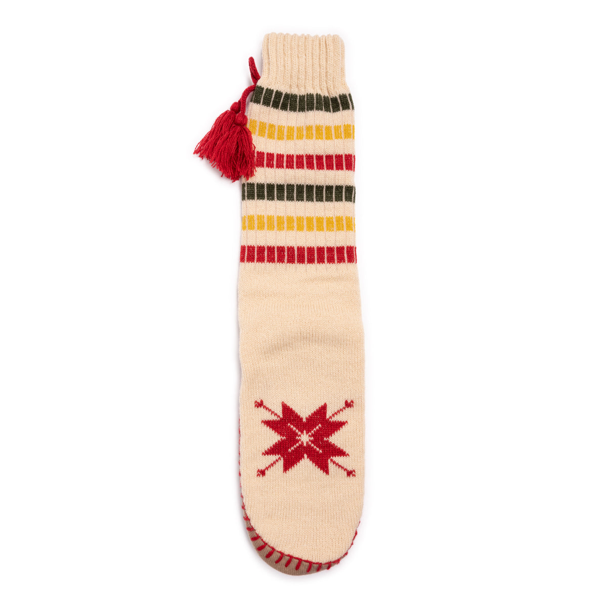 Women's 50th Anniversary Slipper Socks Cream MUK LUKS