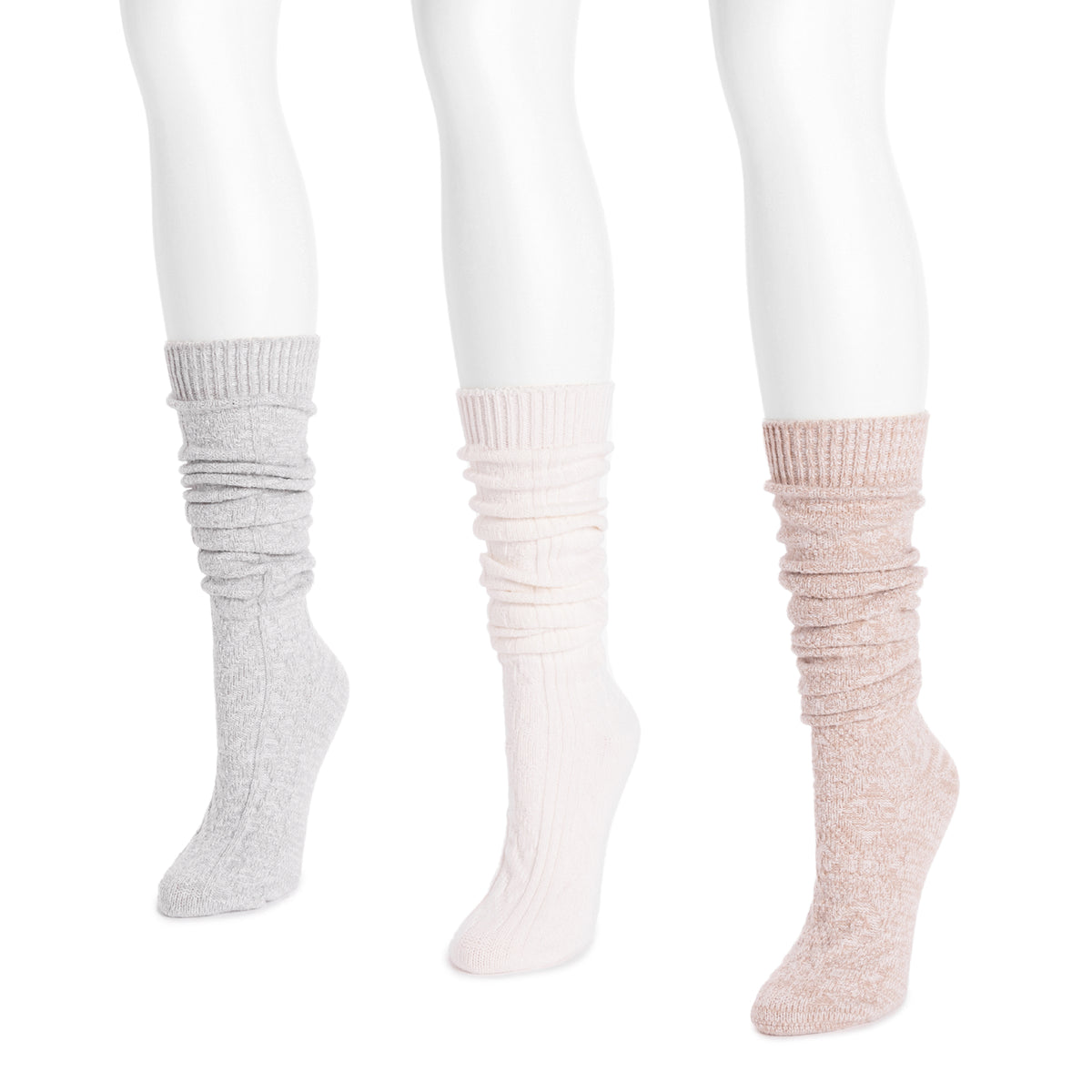 Women's 3 Pair Pack Knee High Socks – MUK LUKS