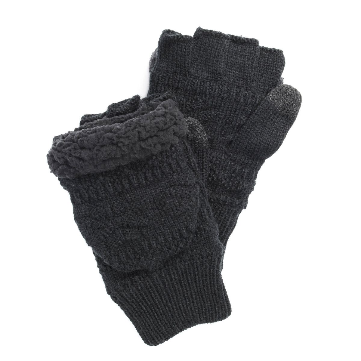 Men's Faux Fur Flip Mittens MUK LUKS