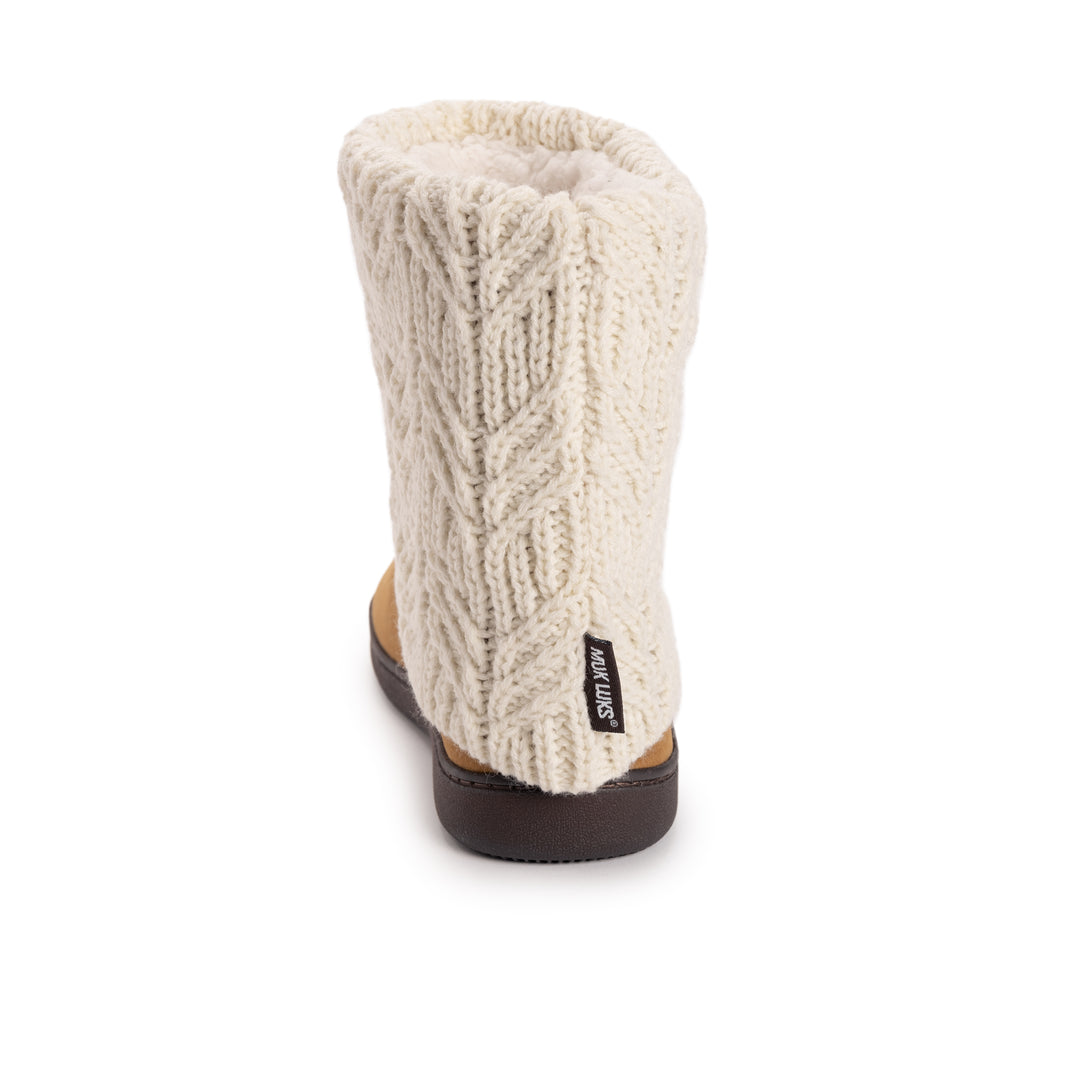 Muk Luks Rochelle Indoor/outdoor Slipper Bootie In Red | ModeSens Muk Luks Rochelle Indoor/outdoor Slipper Bootie In Red | ModeSens