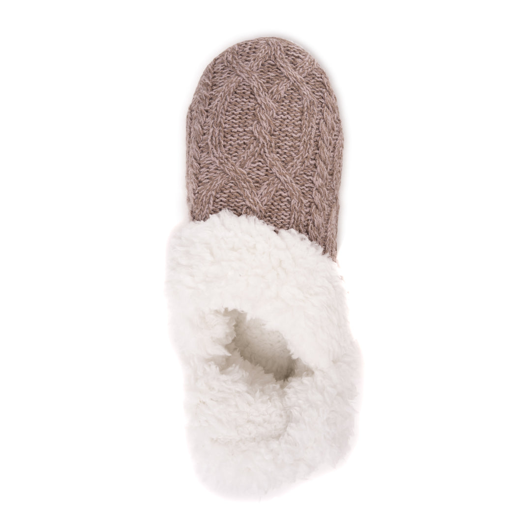 MUK LUKS Women's Eden Slippers - Faux Fur Slides With Memory Foam, Indoor/Outdoor Sole
