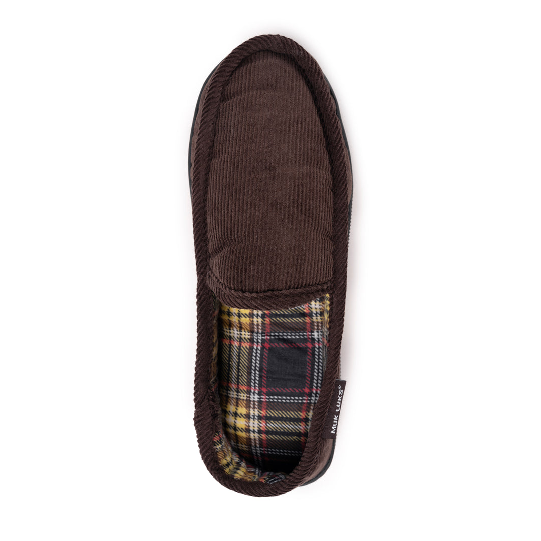 Men's Corduroy Moccasin with Flannel Lining – MUK LUKS