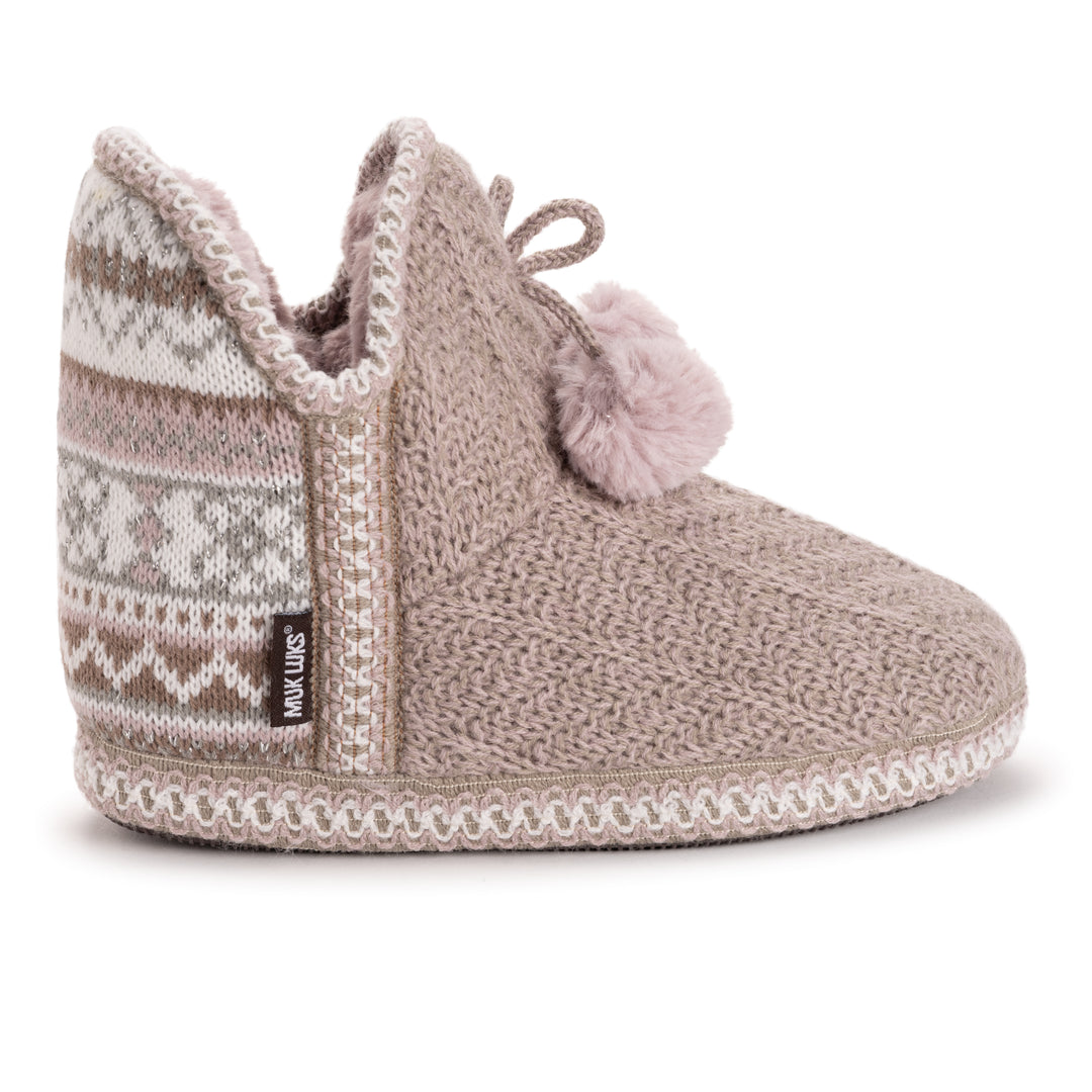Women's Amira Ivory/Rosy – MUK LUKS