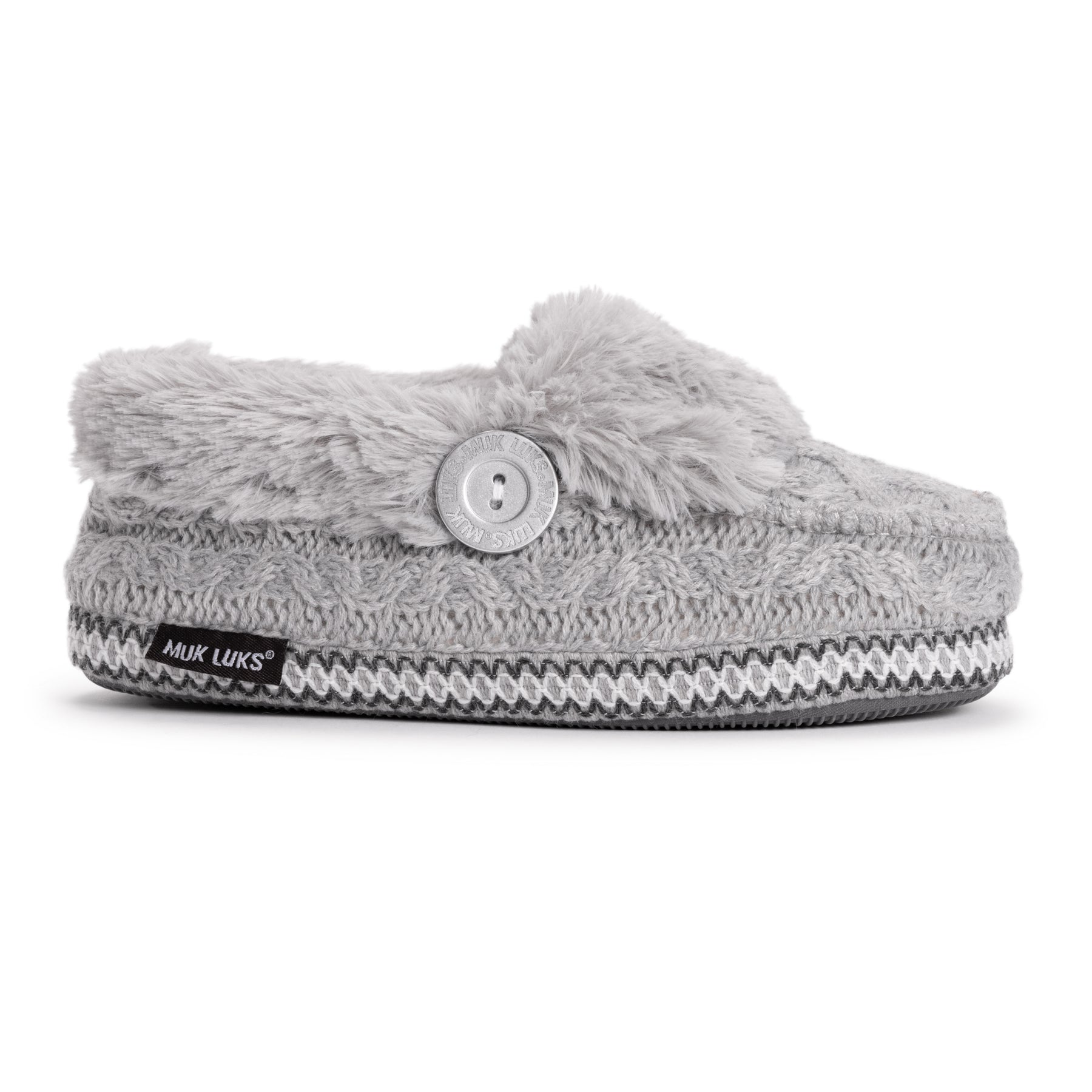 Muk Luks Moccasin Slippers Grey Women's Sequoia Moccasin Slippers