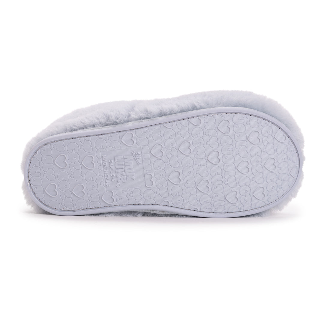 MUK LUKS Women's Ayla Slip-On Slipper - Light Blue, Faux Fur Lined, Indoor/Outdoor Sole, X-Large - View #10