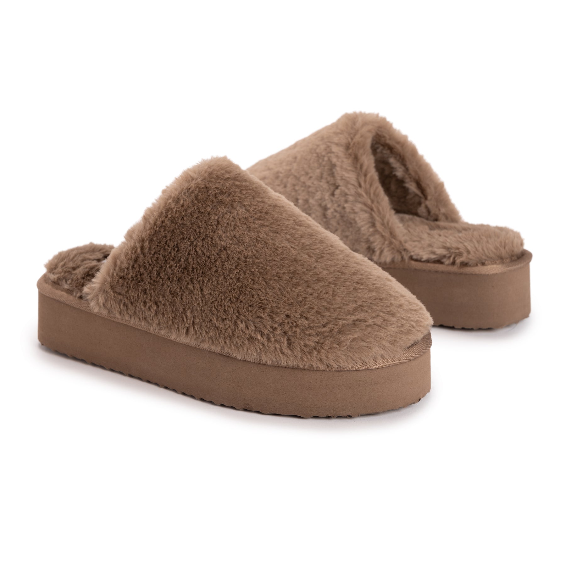 Women s Emme Platform Scuff Slippers MUK LUKS