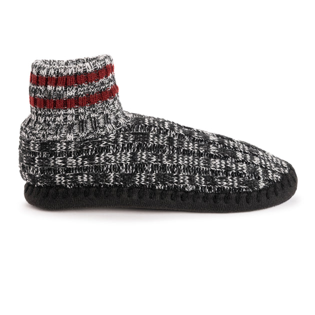 Home Slippers For Men Muk Luks Men's Slipper Socks, 1-Pair Muk