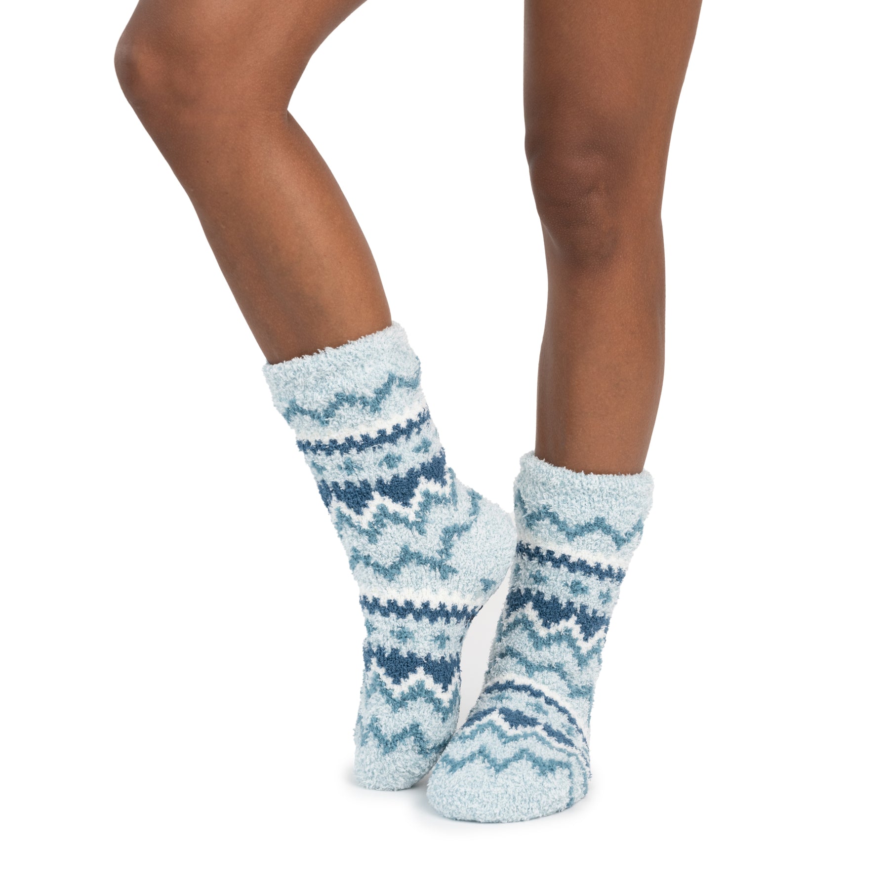Women s 2 Pair Pack Cozy Sherpa Lined Cabin Sock Ebony Ivory MUK LUKS women-s-2-pair-pack-cozy-sherpa-lined-cabin-sock-ebony-ivory-muk-luks