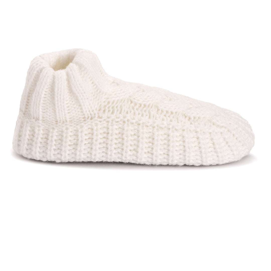Women's Sweater Cuff Bootie Slipper Socks – MUK LUKS