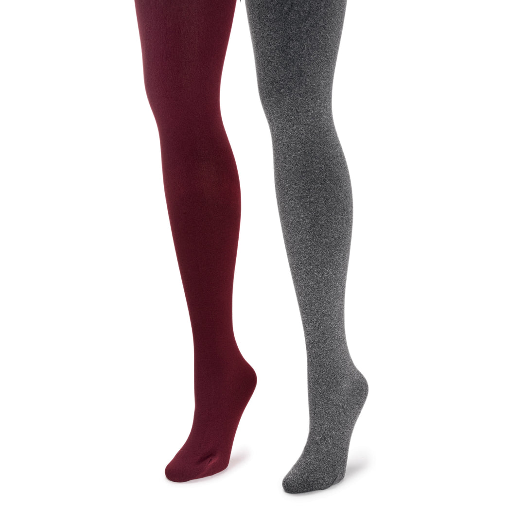 Women's Fleece Lined 2-Pair Pack Tights – MUK LUKS