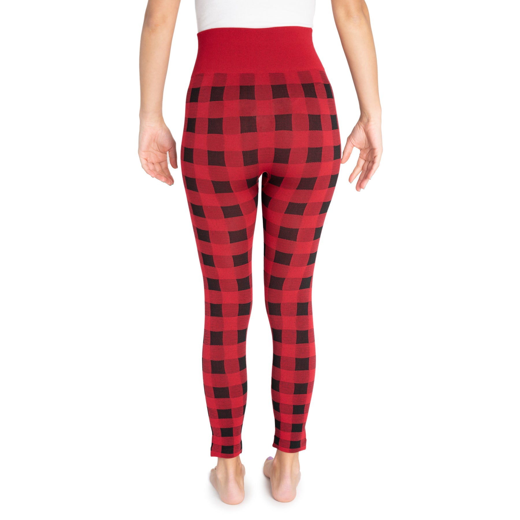 Fleece Lined Leggings: Plaid / Large/ X-Large – Signature Finishes