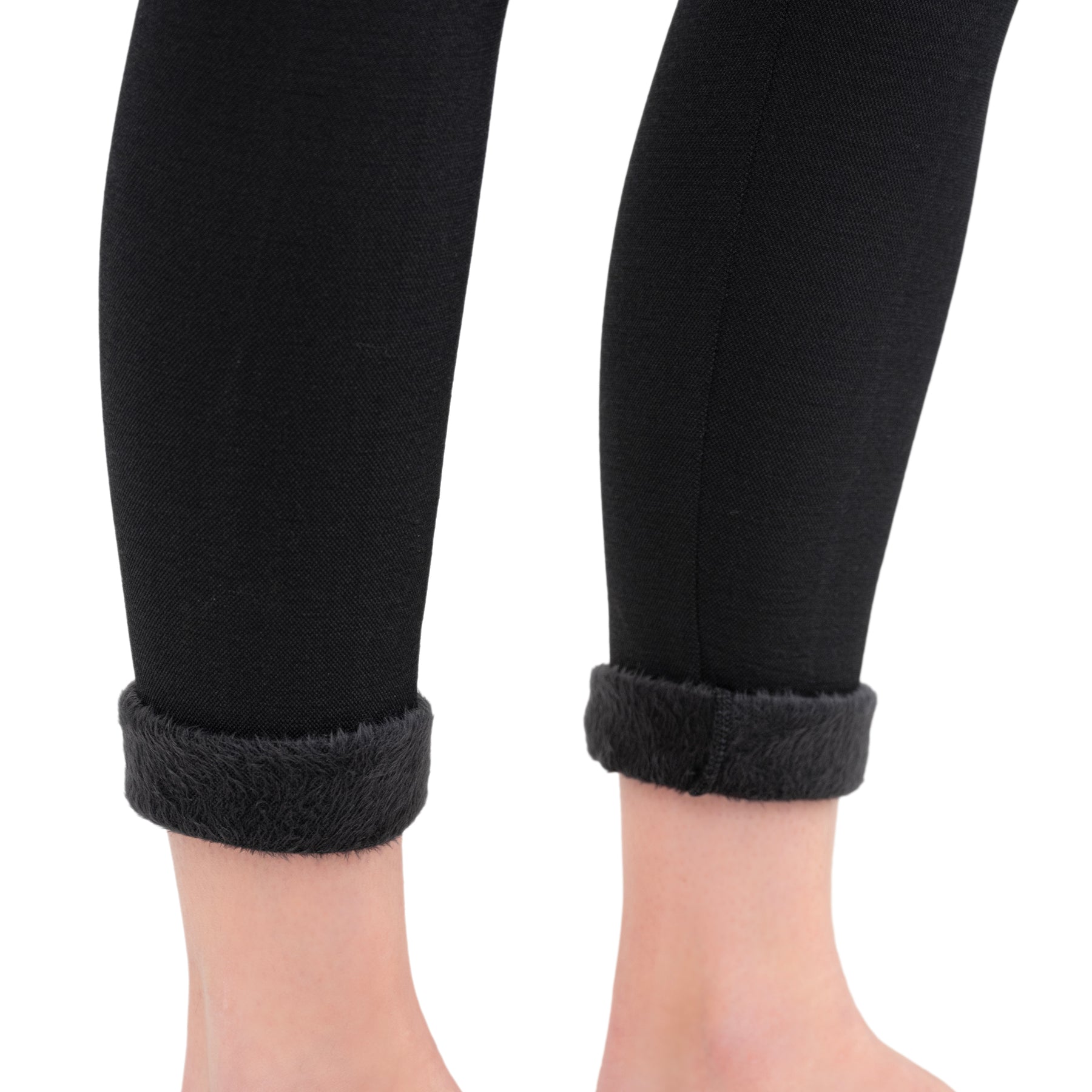 Womens Faux Fur Lined Leggings