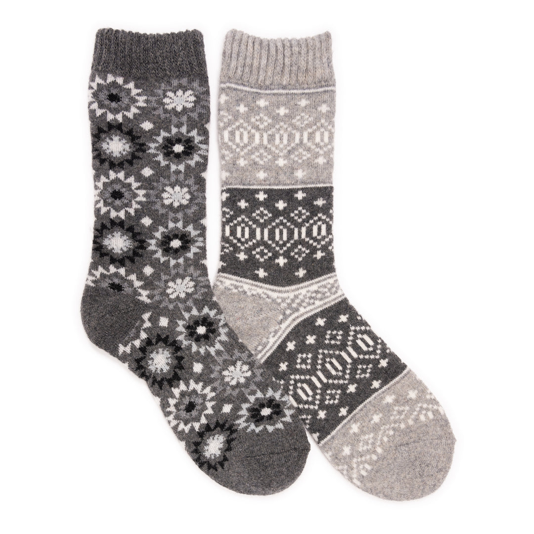 Chaussettes Laine MUK LUKS - Lot De 5 Paires Femme Hiver Chaud