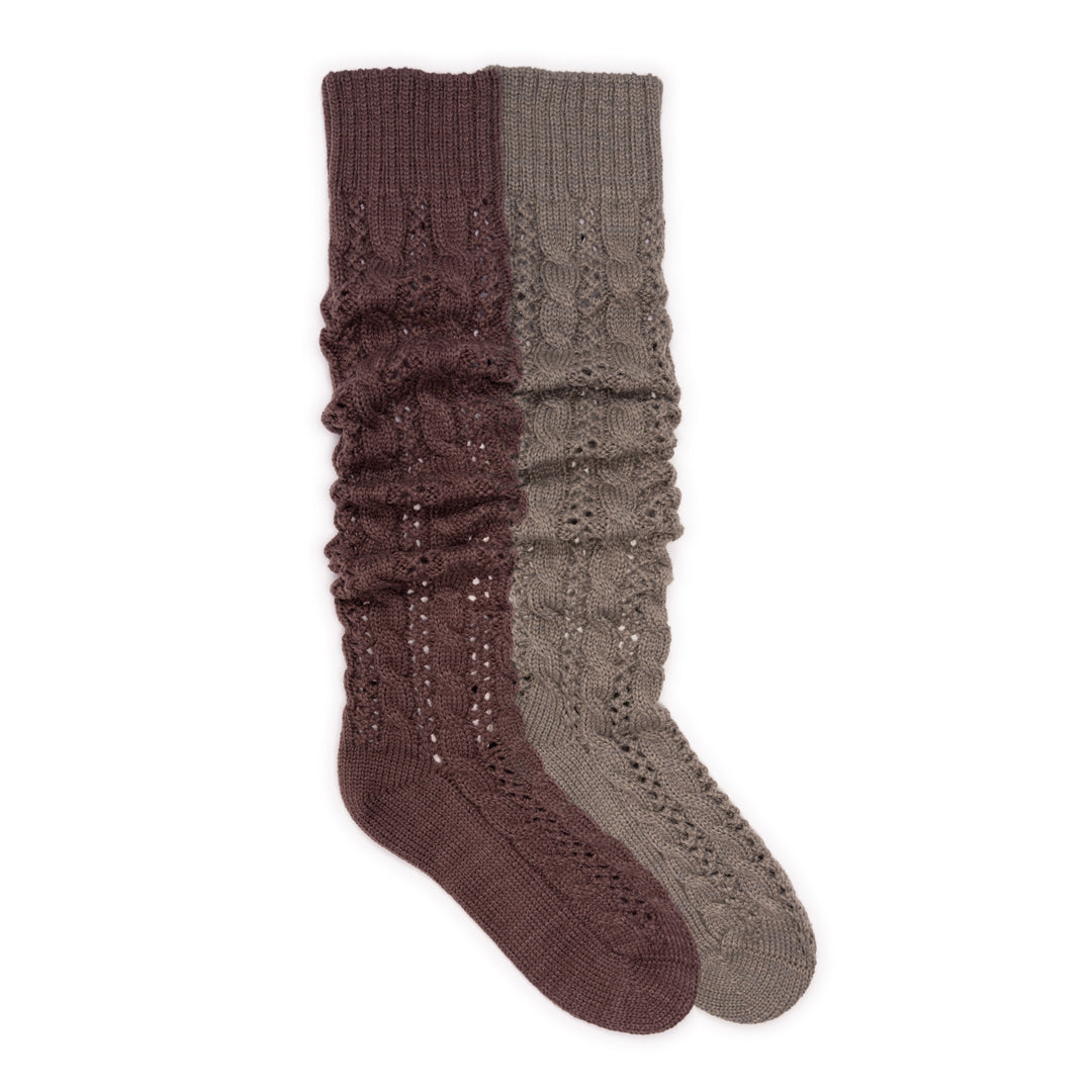Women's 2 Pair Pack Slouch Socks – MUK LUKS