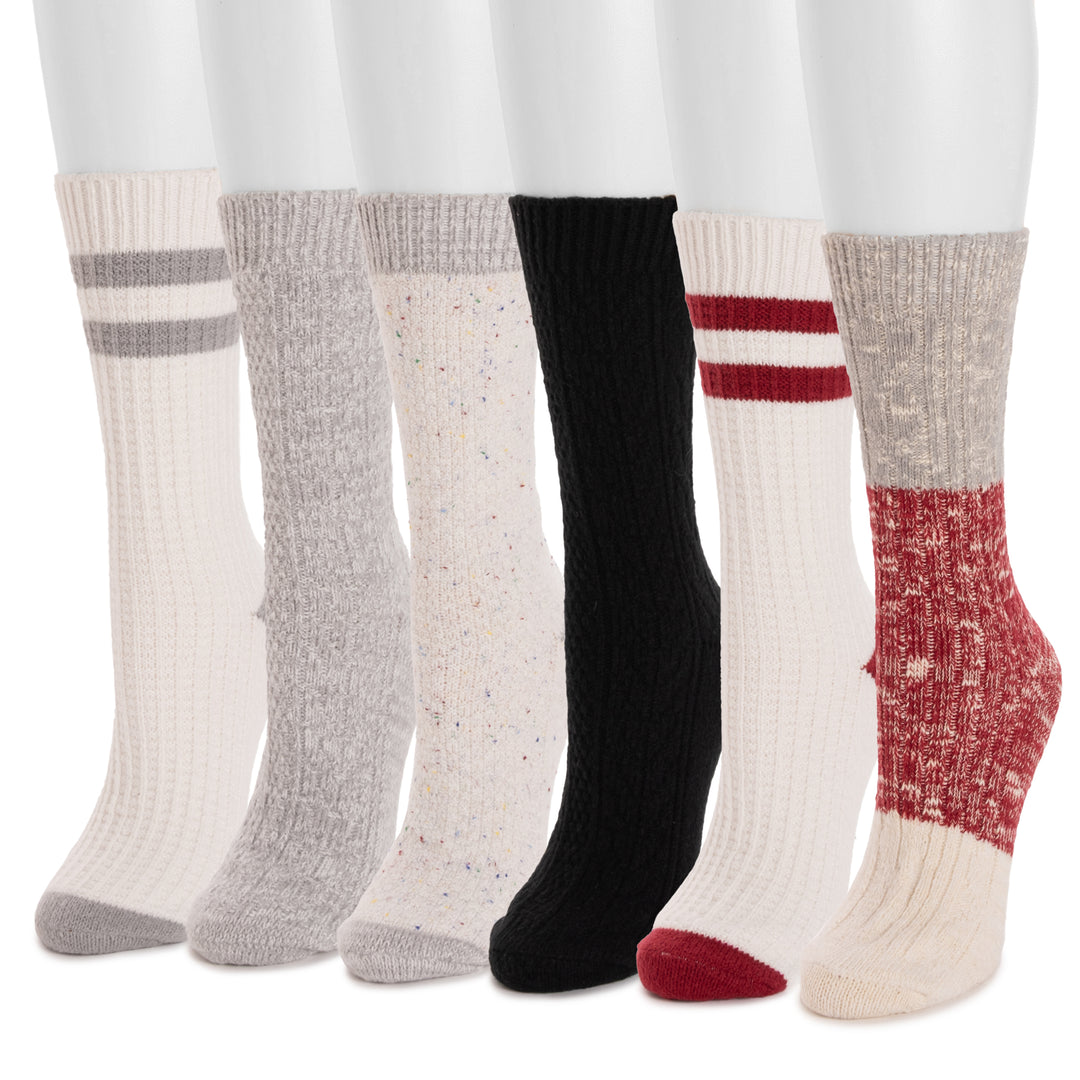 thumbnail image 2 of Muk Luks Women's 3 Pack Boot Socks 2 of 14