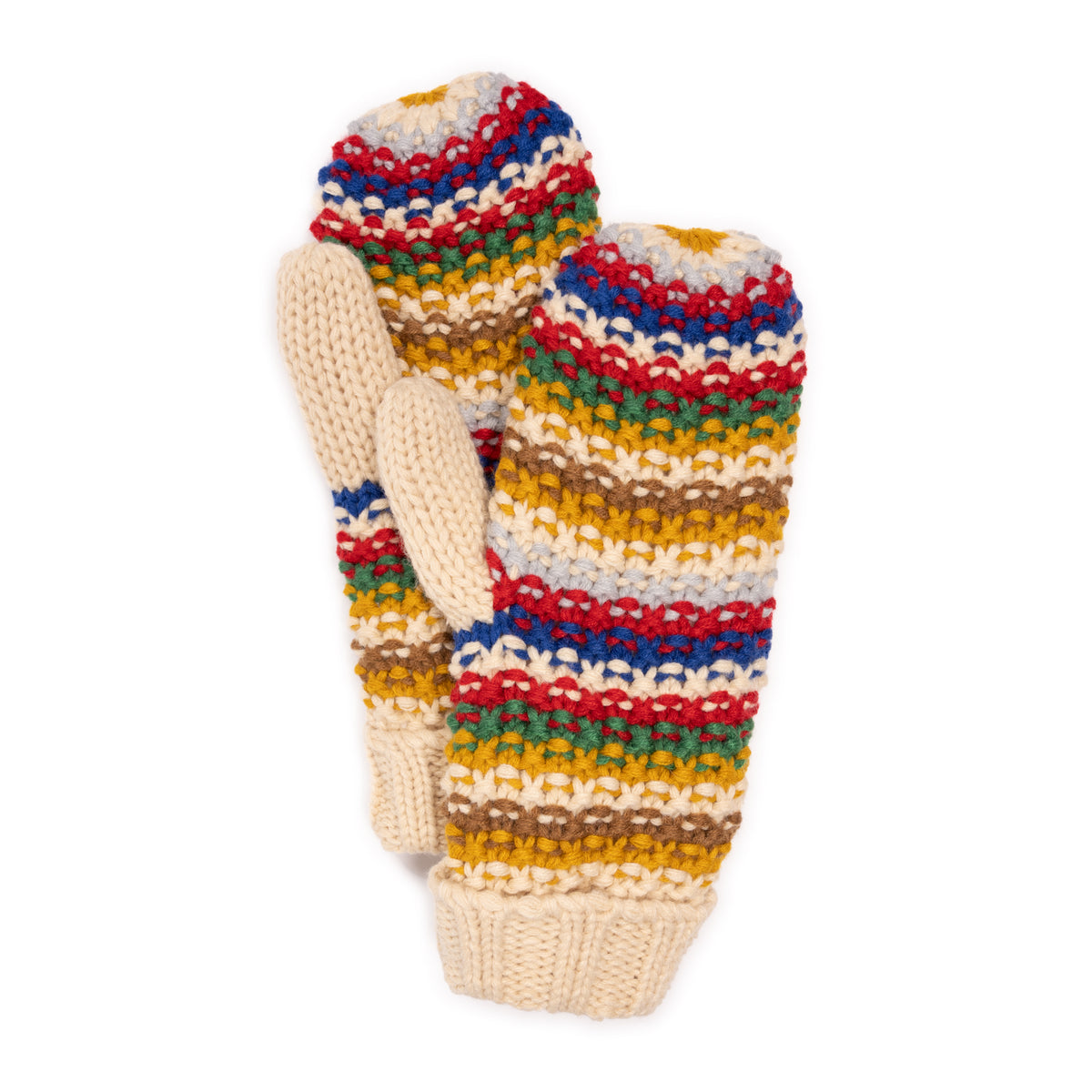 Women's Textured Stripe Mitten – MUK LUKS