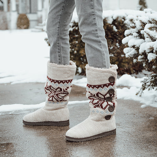 Muk luks gray boots Clearance