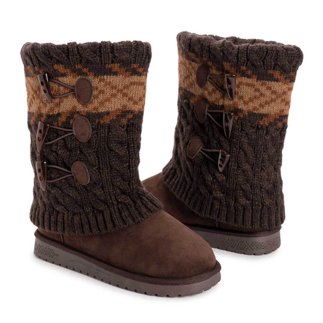 Muk luks black boots 2025