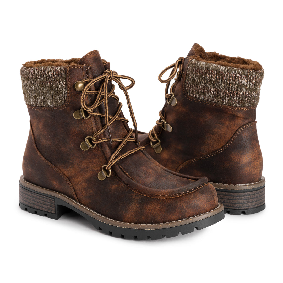 Women s Hiker Rocky Boots Brown MUK LUKS