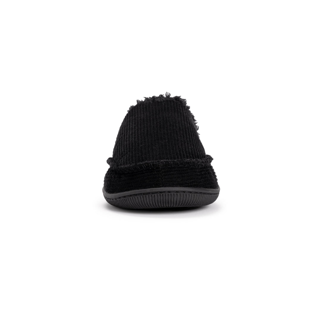 New Mens Muk Luks Corduroy Black Casual‎ Comfort Slippers Size Small 8-9 NWOB New Mens Muk Luks Corduroy Black Casual Comfort Slippers  main image 3