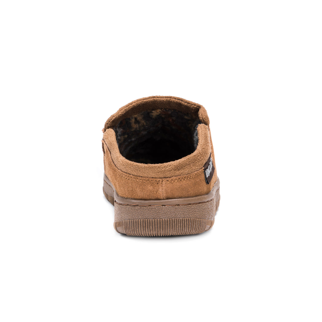 Muk Luks Matt Printed Berber Suede Clog 10 Men's Olive