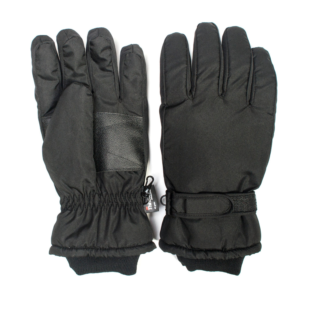 muk luks handschuhe QuietWear Waterproof Thinsulate Gloves, Men's, Size: Large, Black