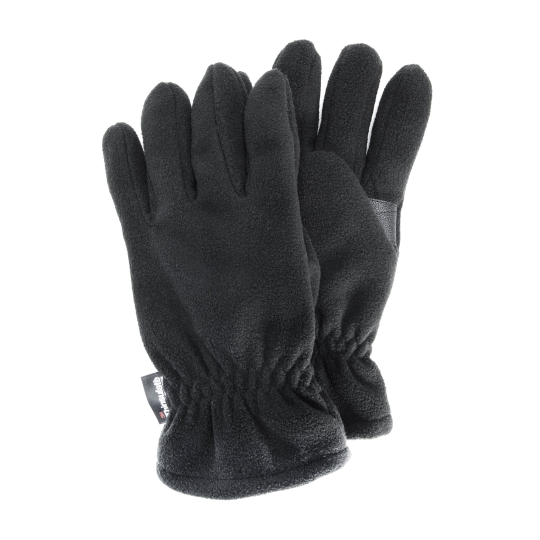 QuietWear Men's Waterproof Fleece Gloves, XL / Black